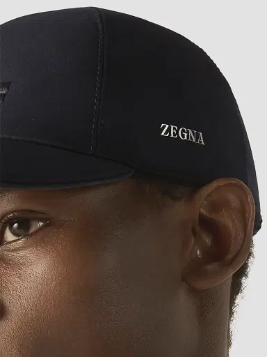 Zegna Men's Microfiber Motorin Baseball Cap | Thumbnail 4 Zegna Men's Microfiber Motorin Baseball Cap | Thumbnail 4