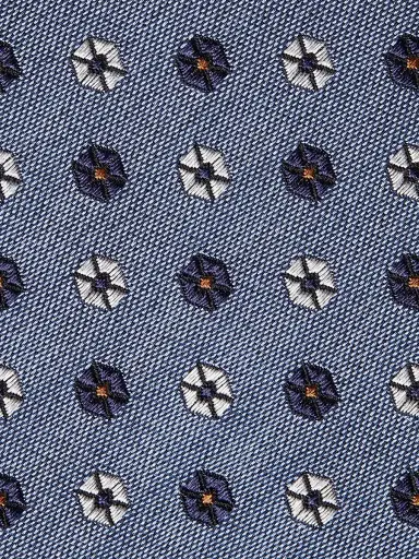 Zegna Men's Silk Tie - Light Avio Blue | Thumbnail 2 Zegna Men's Silk Tie - Light Avio Blue | Thumbnail 2