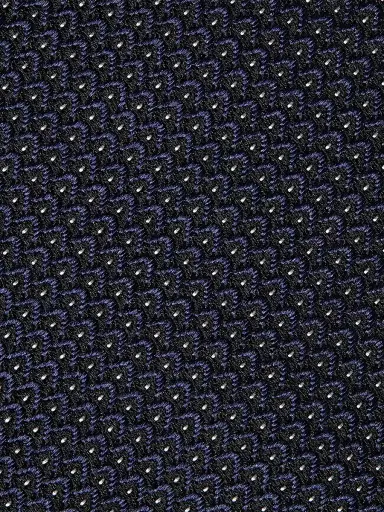 Zegna Men's Silk Tie - Navy Blue | Thumbnail 3 Zegna Men's Silk Tie - Navy Blue | Thumbnail 3