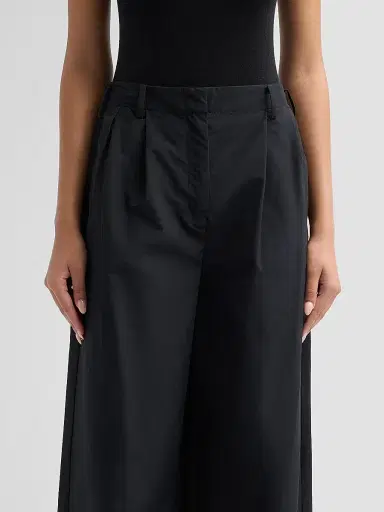 Simkhai Women's Leroy Pleated Wide-Leg Pants - Black | Thumbnail 5