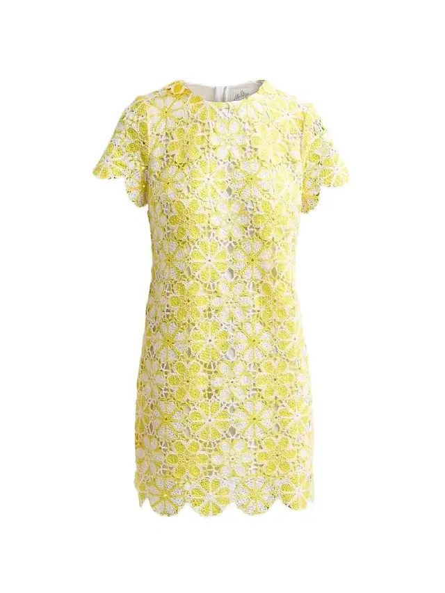 Lilly Pulitzer Women's Cortney Crochet Shift Dress - Mimosa Yellow