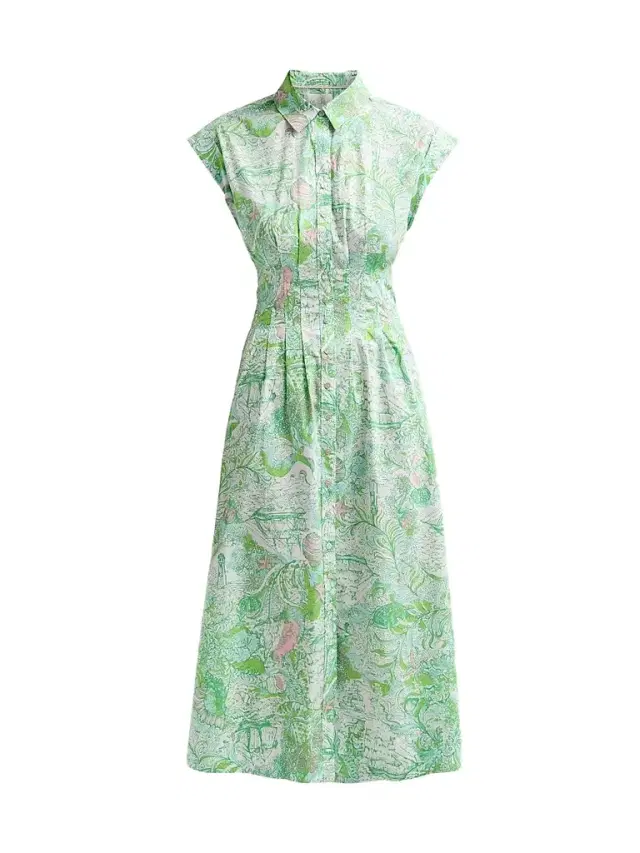 Lilly Pulitzer Women's Tonya Cotton Midi Shirtdress - Resort White