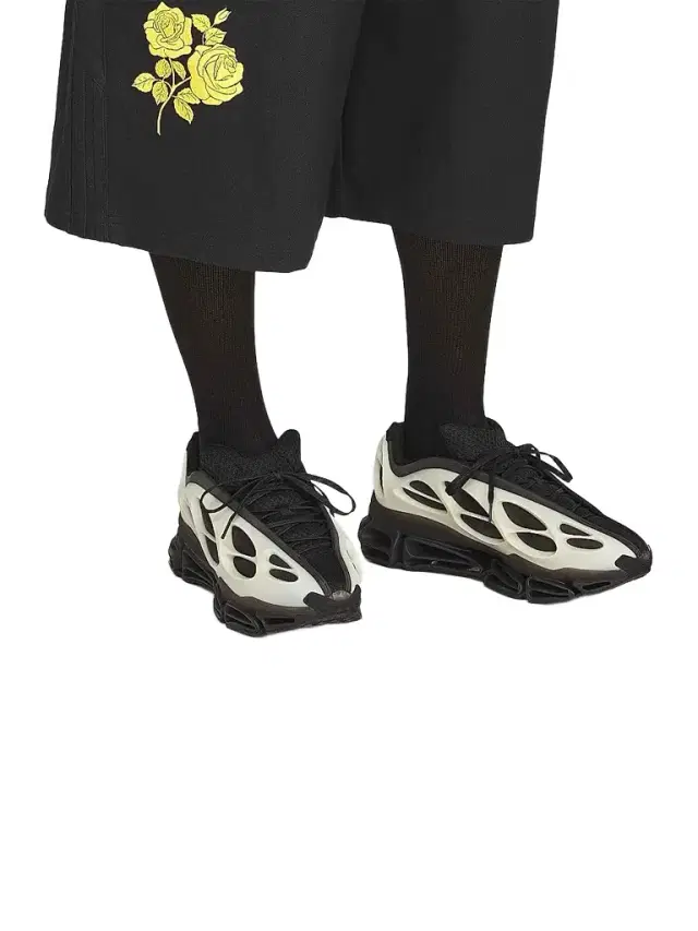 Adidas Men's X Willy Chavarria Mega Low-Top Sneakers - Black Cream White
