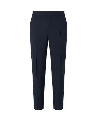 ZEGNA Men's Wool Pants - Navy Blue | Thumbnail 1