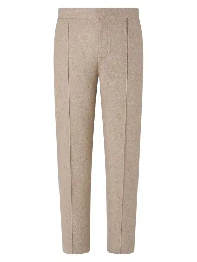 ZEGNA Men's Wool, Silk and Cashmere Pants - Light Taupe | Thumbnail 1