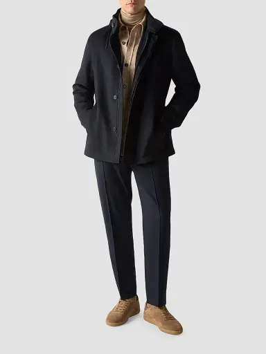 Zegna Men's Wool, Silk and Cashmere Pants | Thumbnail 2