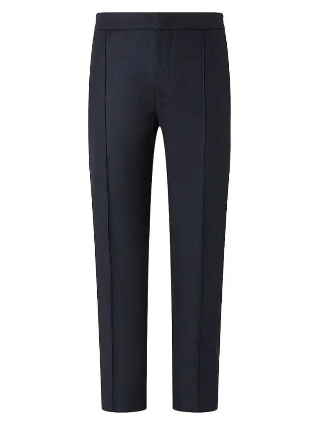 ZEGNA Men's Wool, Silk and Cashmere Pants - Navy Blue