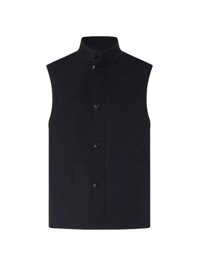 ZEGNA Men's Microfiber Motorin 50cc Vest - Navy Blue