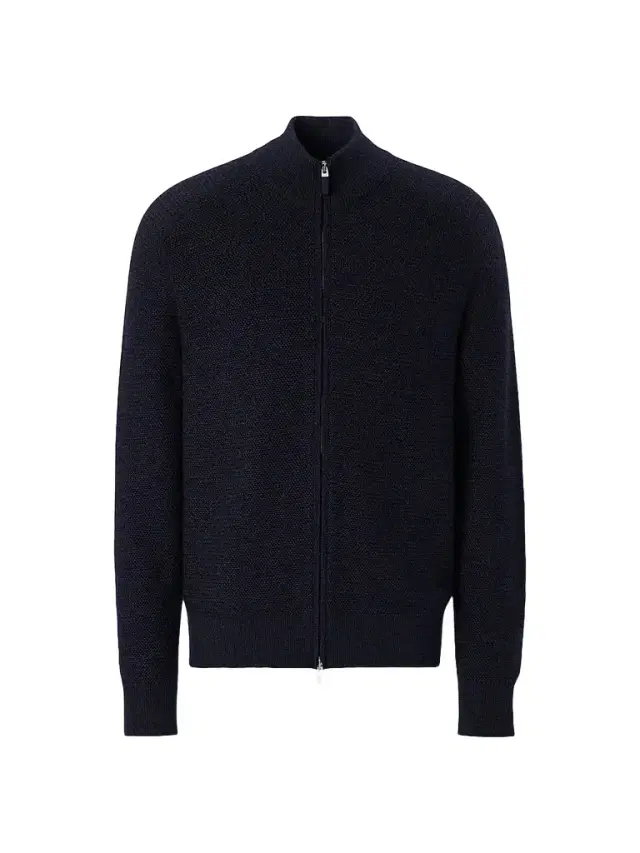 Zegna Men's Cashseta Full Zip Cardigan - Navy Blue