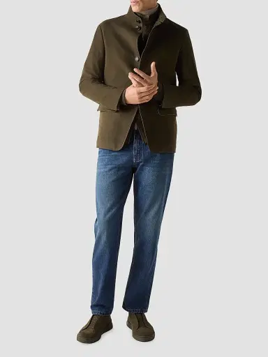 ZEGNA Men's Cashseta Turtleneck Sweater - Light Taupe | Thumbnail 2
