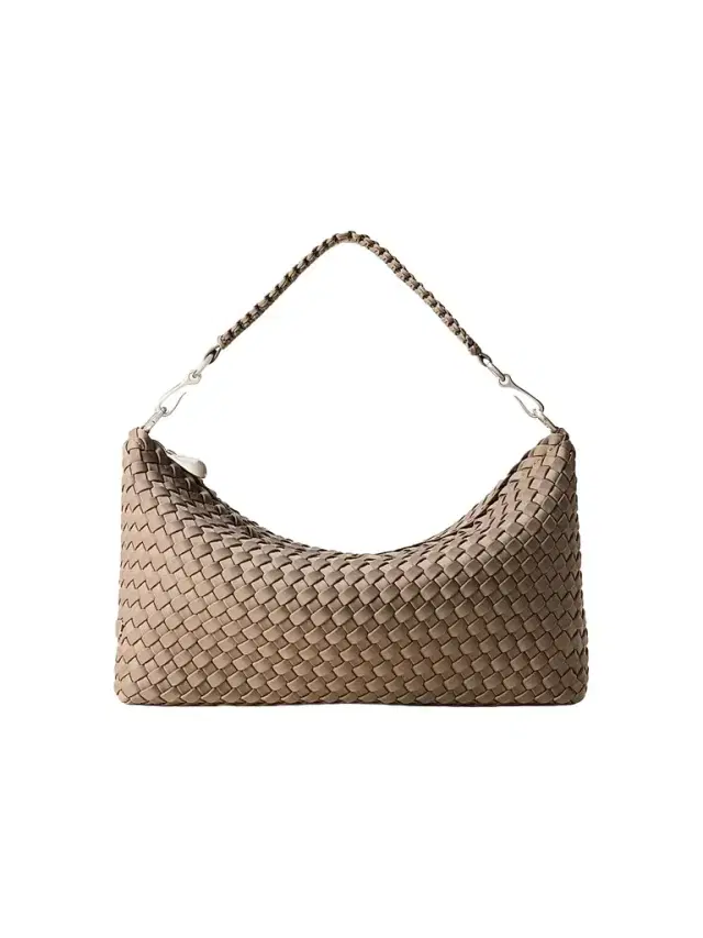 Naghedi Women's Porto  Half-Moon Shoulder Bag - Cashmere