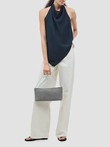 Naghedi Women's Gala Satin Clutch Bag | Thumbnail 2 Naghedi Women's Gala Satin Clutch Bag | Thumbnail 2