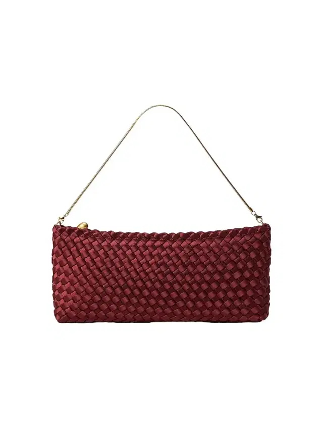 Women's Gala Satin Clutch Bag - Garnet Women's Gala Satin Clutch Bag - Garnet