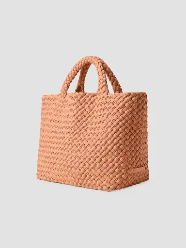Naghedi Women's St. Barths Medium Double Weave Tote Bag | Thumbnail 4 Naghedi Women's St. Barths Medium Double Weave Tote Bag | Thumbnail 4