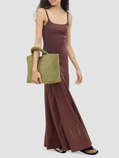 Naghedi Women's St. Barths  Tote Bag - Bottle Green | Thumbnail 2