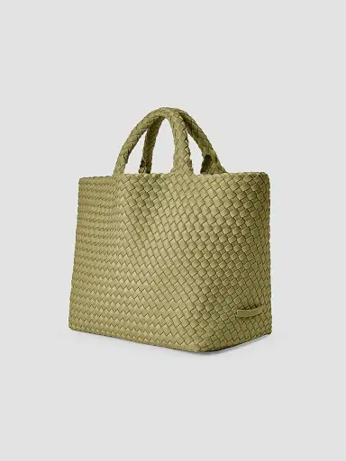Naghedi Women's St. Barths  Tote Bag - Bottle Green | Thumbnail 4