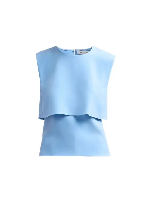 Women's Fold Layered Top - Light Blue