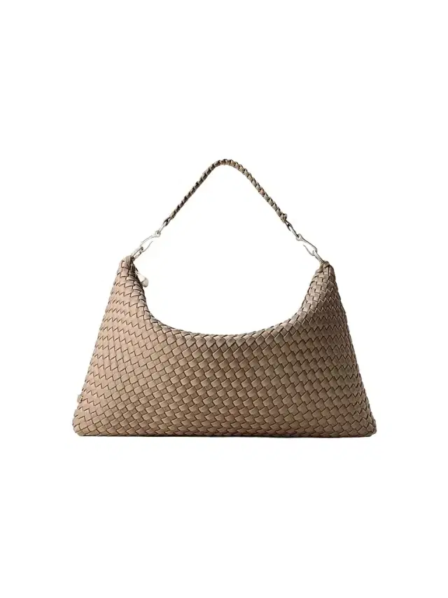 Naghedi Women's Porto  Half-Moon Shoulder Bag - Cashmere