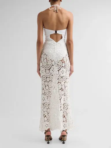 PatBo Women's Gal Embroidered Maxi Dress - White | Thumbnail 3 PatBo Women's Gal Embroidered Maxi Dress - White | Thumbnail 3