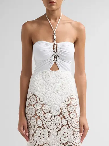 PatBo Women's Gal Embroidered Maxi Dress - White | Thumbnail 5 PatBo Women's Gal Embroidered Maxi Dress - White | Thumbnail 5