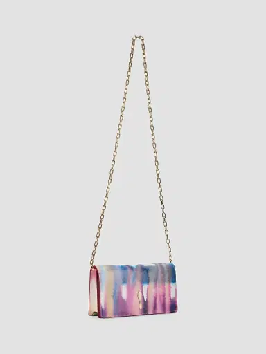 Christian Louboutin Women's Bettina Patent Leather Chain Wallet | Thumbnail 3