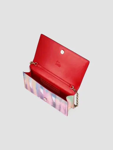 Christian Louboutin Women's Bettina Patent Leather Chain Wallet | Thumbnail 5
