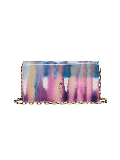 Christian Louboutin Women's Bettina Patent Leather Chain Wallet | Thumbnail 1