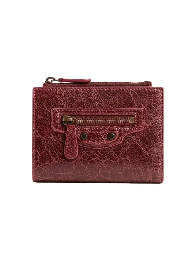 Balenciaga Women's Le City Bifold Wallet - Berry Red
