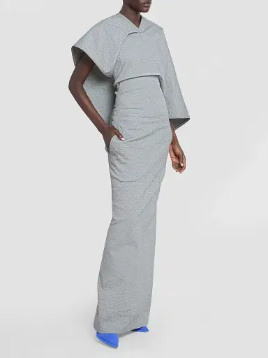 Issey Miyake Women's Allow Pebbled Drape Maxi Dress | Thumbnail 4 Issey Miyake Women's Allow Pebbled Drape Maxi Dress | Thumbnail 4