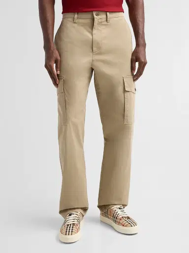 Burberry Men's Reddric Cargo Pants - Saltmarsh Beige | Thumbnail 4