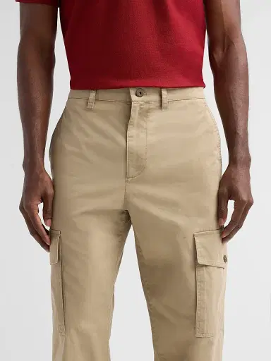Burberry Men's Reddric Cargo Pants - Saltmarsh Beige | Thumbnail 5