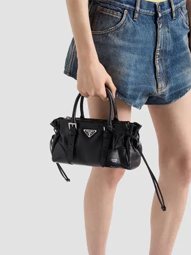 Prada Women's Karin Small Leather Top Handle Bag | Thumbnail 2 Prada Women's Karin Small Leather Top Handle Bag | Thumbnail 2