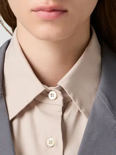 Miu Miu Women's Washed Stretch Poplin Jacket - Grey | Thumbnail 6 Miu Miu Women's Washed Stretch Poplin Jacket - Grey | Thumbnail 6