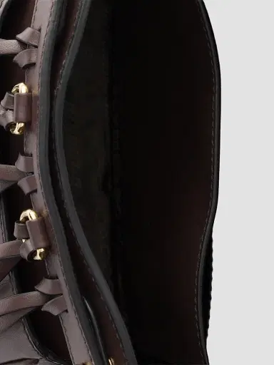 Prada Women's Corsaire Corduroy and Leather Mini Shoulder Bag - Brown | Thumbnail 4