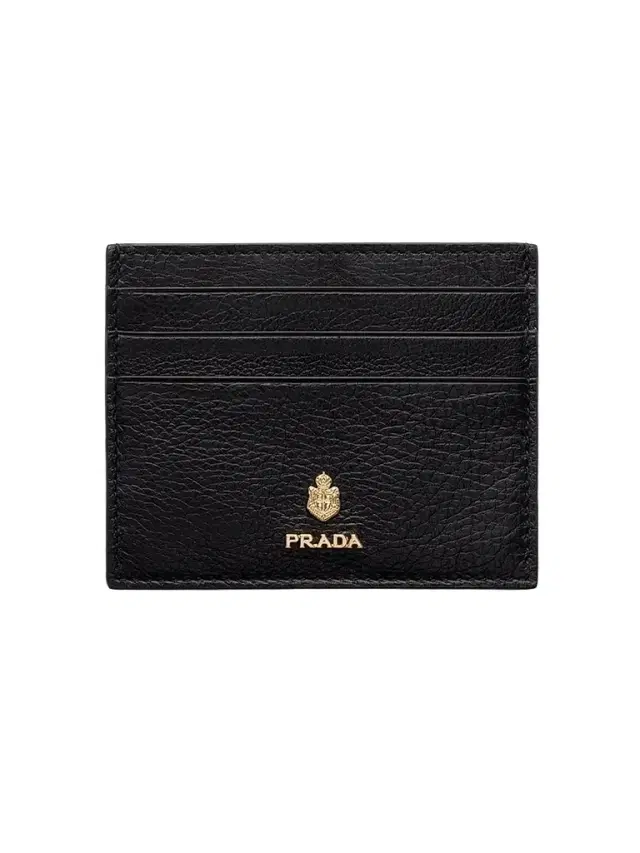 Prada Women's Leather Card Holder - Black
