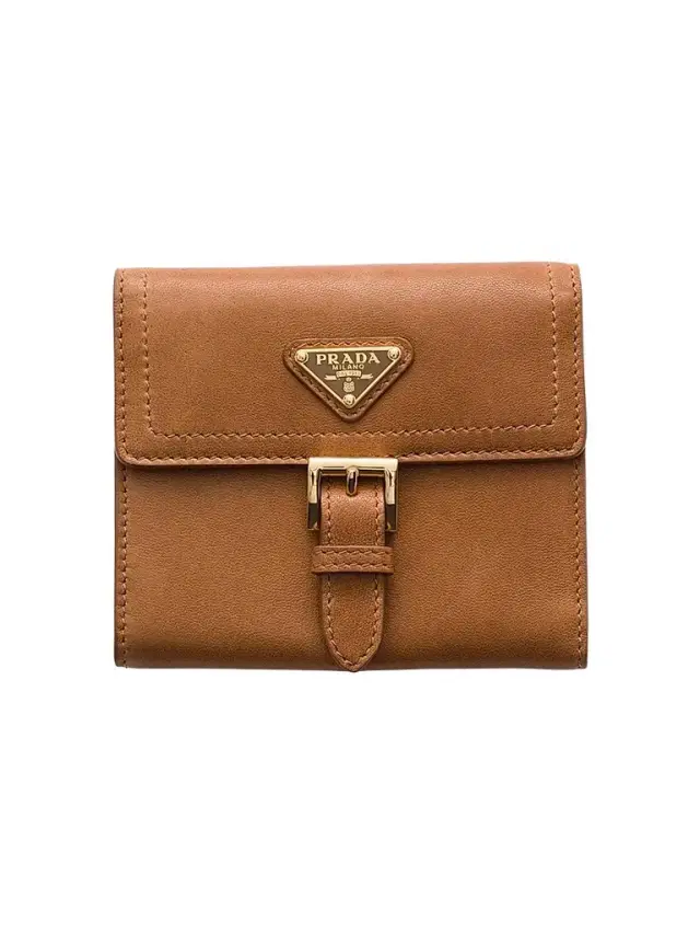 Prada Women's  Nappa Leather Wallet - Brown