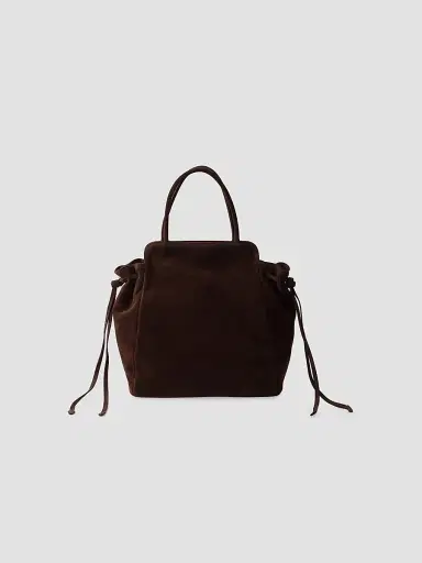 Prada Women's Carry Medium Suede Tote Bag - Brown | Thumbnail 3