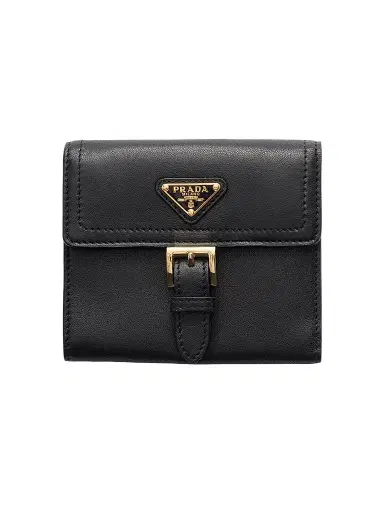 Prada Women's Small Nappa Leather Wallet | Thumbnail 1 Prada Women's Small Nappa Leather Wallet | Thumbnail 1