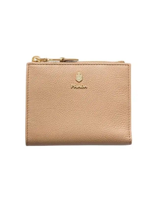 Prada Women's  Leather Wallet - Beige Khaki
