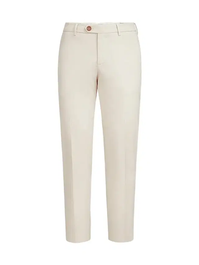 Brunello Cucinelli Men's Garment Dyed Italian Fit Trousers - Off White