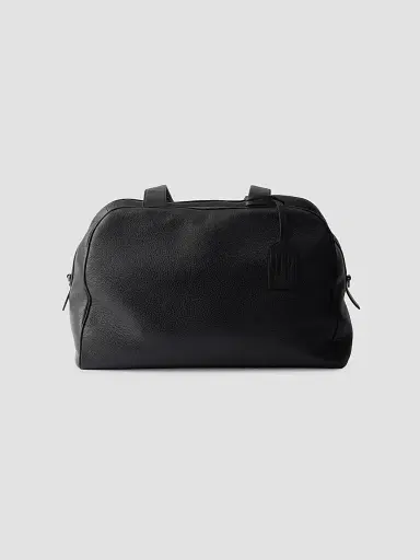Prada Men's Leather Duffel Bag - Black | Thumbnail 4