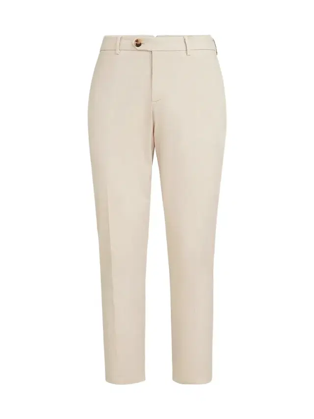 Brunello Cucinelli Men's Garment Dyed Italian Fit Trousers - Light Brown