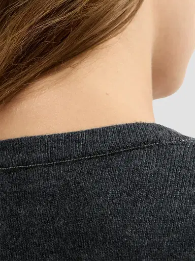 Brunello Cucinelli Women's Cashmere Sweater with Monili - Dark Grey | Thumbnail 5