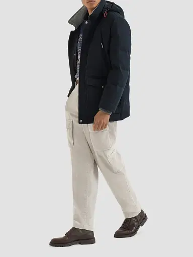 Brunello Cucinelli Men's Silk and Cotton Lightweight Jersey Shirt with Spead Collar - Blue - Size XXXL | Thumbnail 4 Brunello Cucinelli Men's Silk and Cotton Lightweight Jersey Shirt with Spead Collar - Blue - Size XXXL | Thumbnail 4