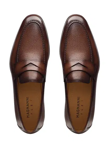Magnanni Men's Diezma II Leather Penny Loafers | Thumbnail 3 Magnanni Men's Diezma II Leather Penny Loafers | Thumbnail 3
