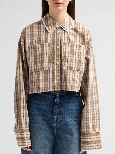Ksubi Women's Higher Than Heaven Balter Shirt - Tan - Size XL | Thumbnail 5 Ksubi Women's Higher Than Heaven Balter Shirt - Tan - Size XL | Thumbnail 5