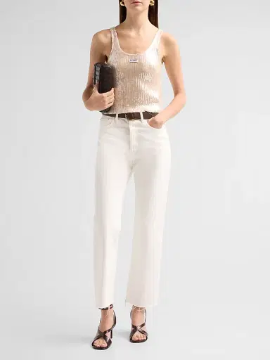 Ksubi Women's Higher Than Heaven Chloe Tank Top - Tan - Size Medium | Thumbnail 2