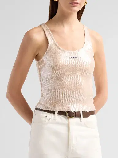 Ksubi Women's Higher Than Heaven Chloe Tank Top - Tan - Size Medium | Thumbnail 4