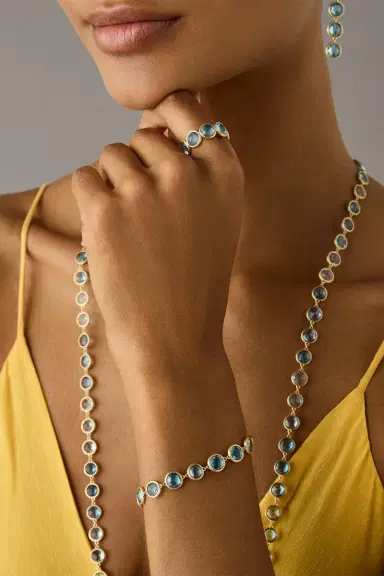 MARCO BICEGO Blue Topaz Jaipur Link Bracelet | Thumbnail 2