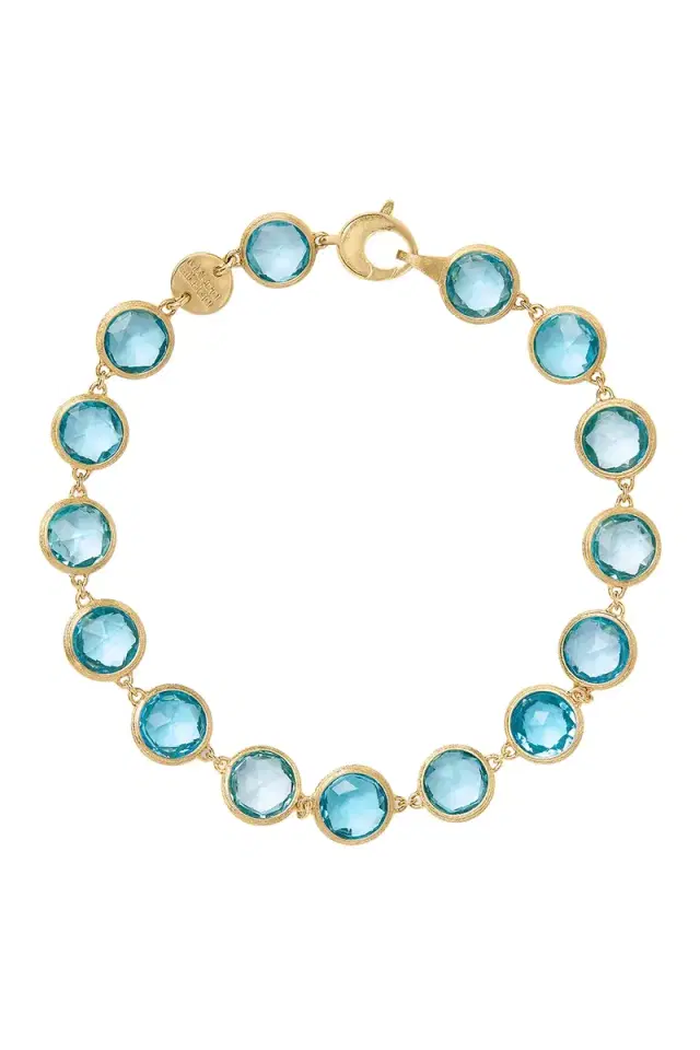 MARCO BICEGO Blue Topaz Jaipur Link Bracelet